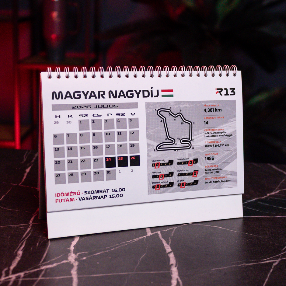 2026 Technikai Versenynaptár