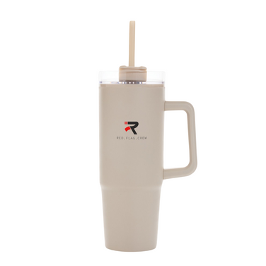 Abu Dhabi duplafalú RFC kulacs, 900 ml, ergonomikus markolattal és forgó kupakkal.